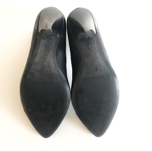 Allsaints Spatialfields Jacks Place Black Cap Toe Pump Size 40 - Picture 7 of 9